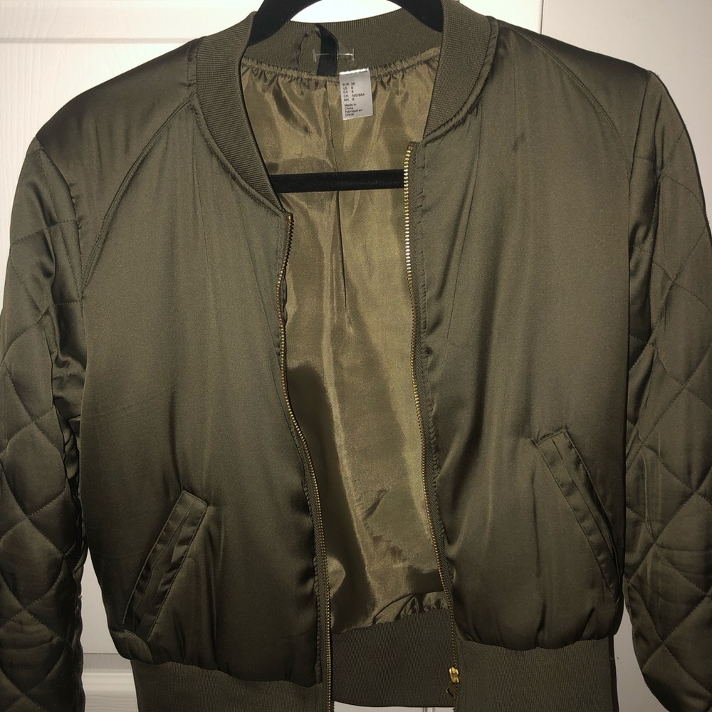 Army Green H&M bomber jacket